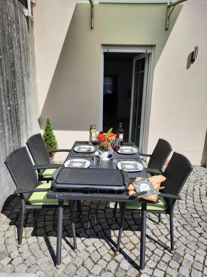 Ferienwohnung Sonnenschein Burgau Esterno foto